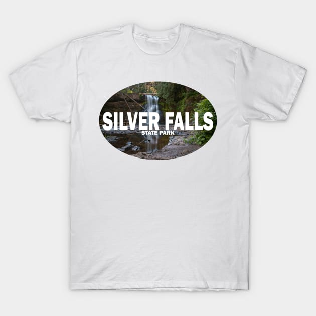 Silver Falls State Park T-Shirt by stermitkermit